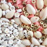 Mélange de perles heishi et de breloques - Dakar