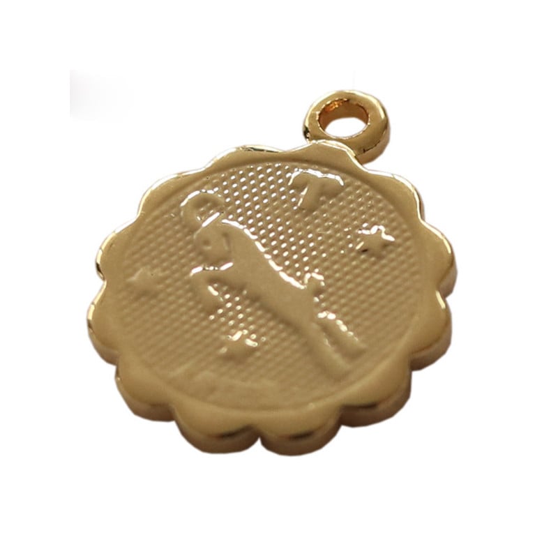 Médaille astro dorée à l'or fin - Bélier