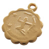 Médaille astro dorée à l'or fin - Sagittaire