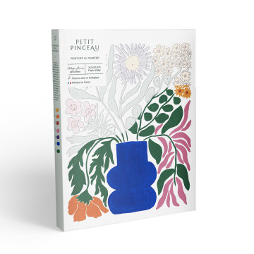 Kit de peinture au numéro - Cottage Flowers par Liv Lee