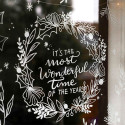 Décorez vos vitres - Forêt de Noël