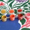 Kit de peinture au numéro - Cottage Flowers par Liv Lee