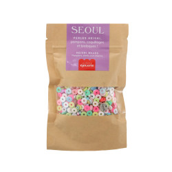 Mélange de perles heishi et de breloques - Séoul