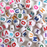 Pot perles lettres – Multicolore