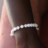 Perles lettres "Je t'aime" pour bracelet à personnaliser
