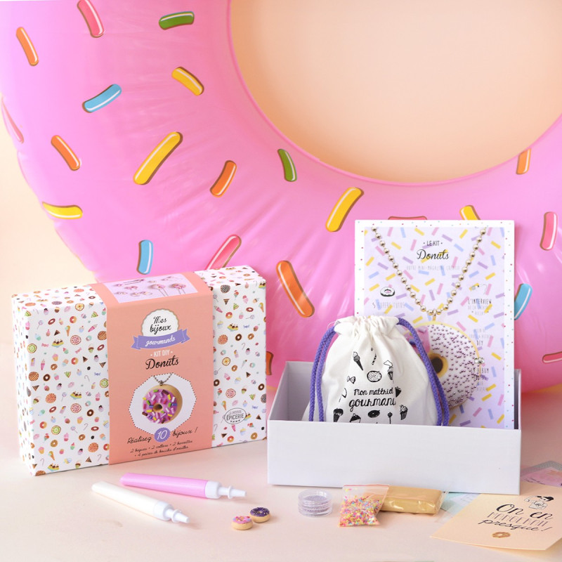 Kit bijoux gourmands - Donuts