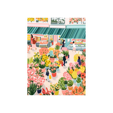 Exemple présentation Petit Pinceau Flower Market