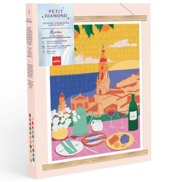 Coffret Petit Diamond - Diamond Painting Menton par Gisele Murias