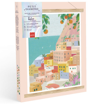 Coffret Petit Diamond - Diamond Painting Positano par Petra Lidze