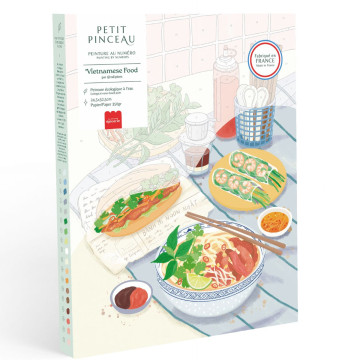 Coffret peinture au numéro - Vietnamese Food par Jayne Wong