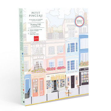 Coffret peinture au numéro - Notting Hill par La Petite Epicerie