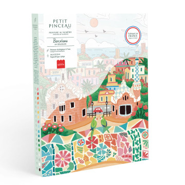 Coffret peinture au numéro - Barcelona par DazlStudio