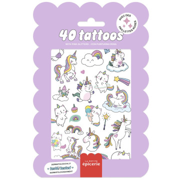 Pochette de Tattoos - Licornes