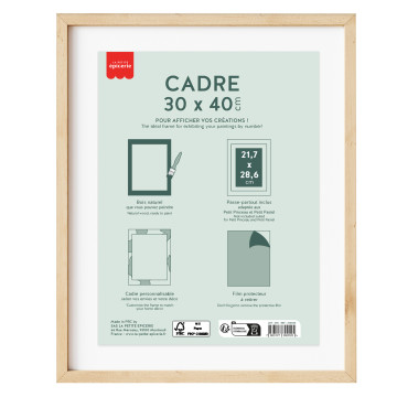 Cadre Bois 30X40