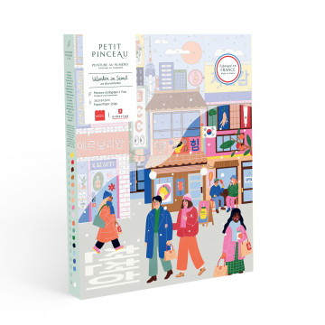 Coffret peinture au numéro - Winter in Seoul - Laura Lhuillier pour ERBORIAN