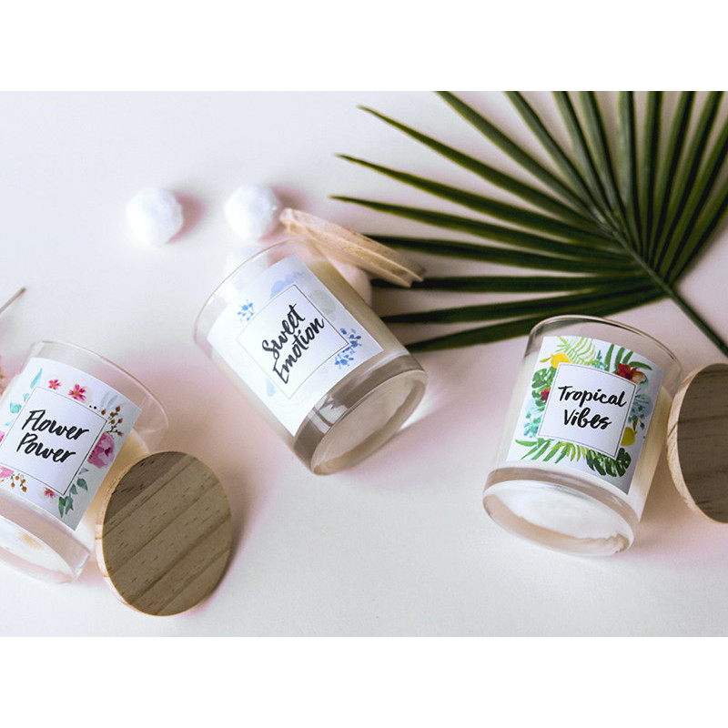 Kit bougie DIY - Tropical Vibes