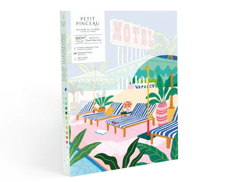 Achat Coffret peinture au numéro - The Motel Pool par Jessica Smith