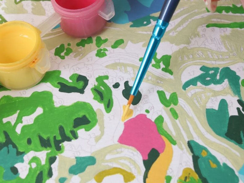 Achat Coffret peinture au numéro - Les Gorges du Verdon par Nolwenn Studio
