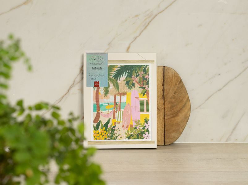 Coffret Petit Diamond - Diamond Painting Surfboards par Julia Cornelius