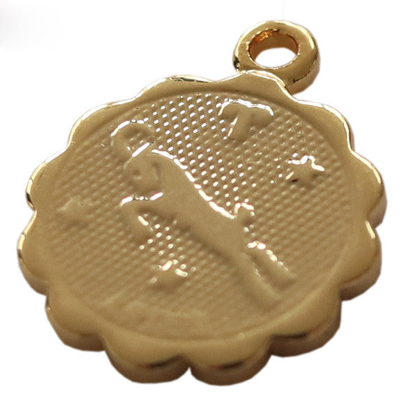 Médaille astro dorée à l'or fin - Bélier