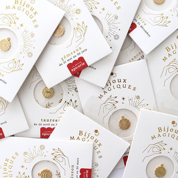 Médaille astro dorée à l'or fin - Taureau