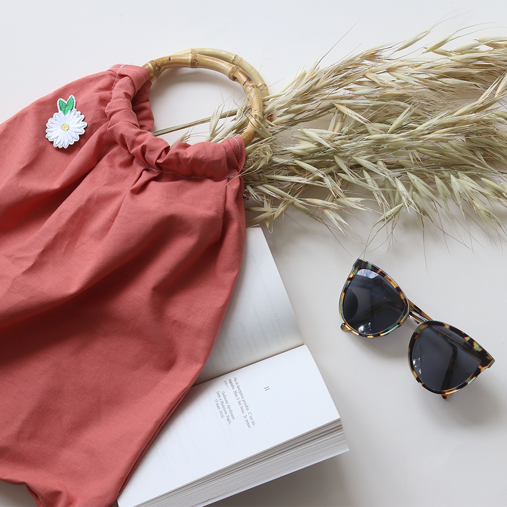 Achat DIY MERCERIE - Mon sac à coudre en coton - rose