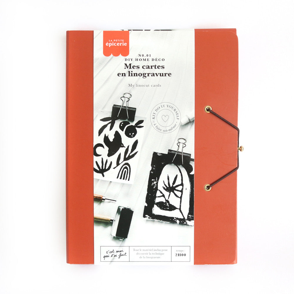 Achat DIY HOME DECO - Mes cartes en linogravure