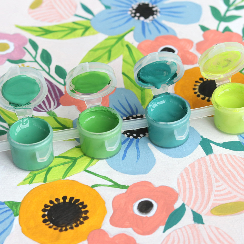 Kit de peinture au numéro - Flowers par Art.iisan