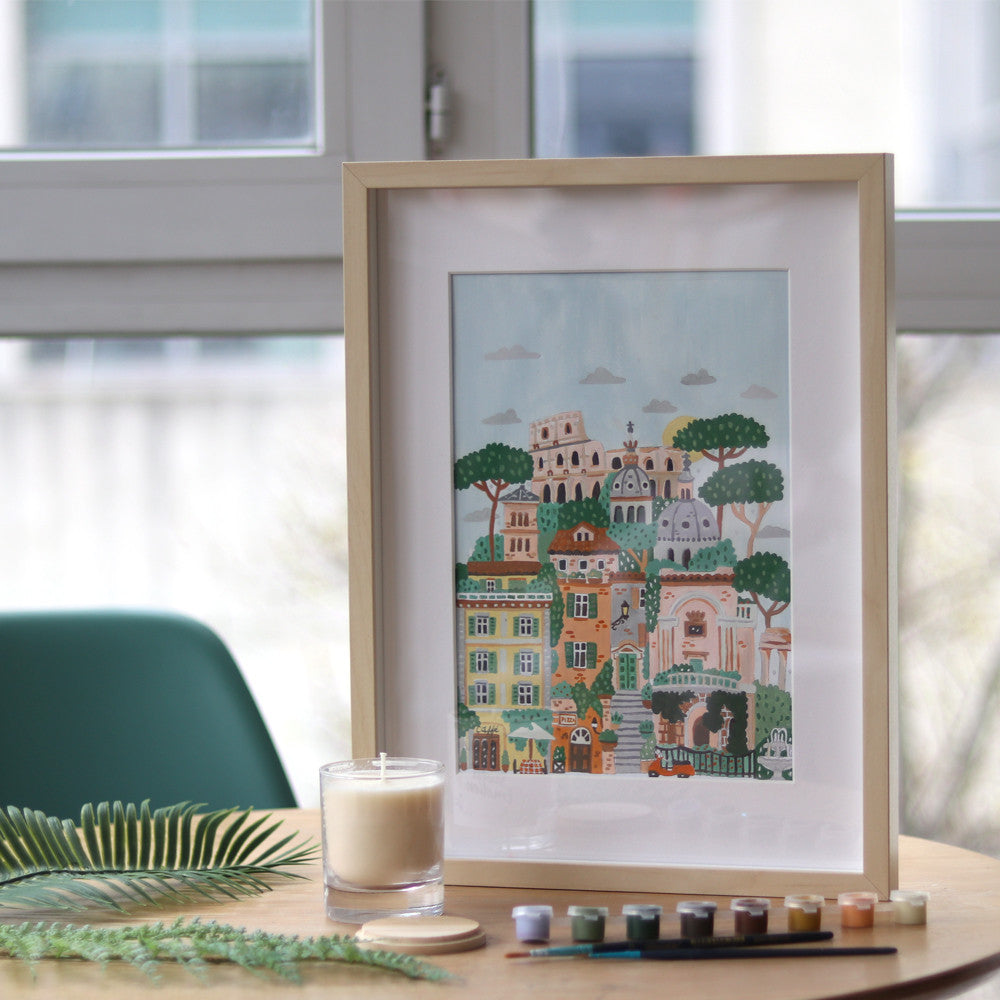 Achat Coffret peinture au numéro - Rome par Hoglet and Co