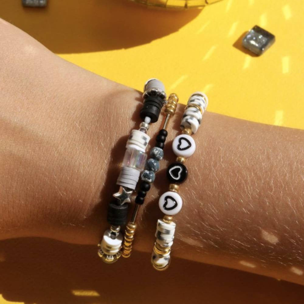 Mélange de perles heishi et de breloques - Miami
