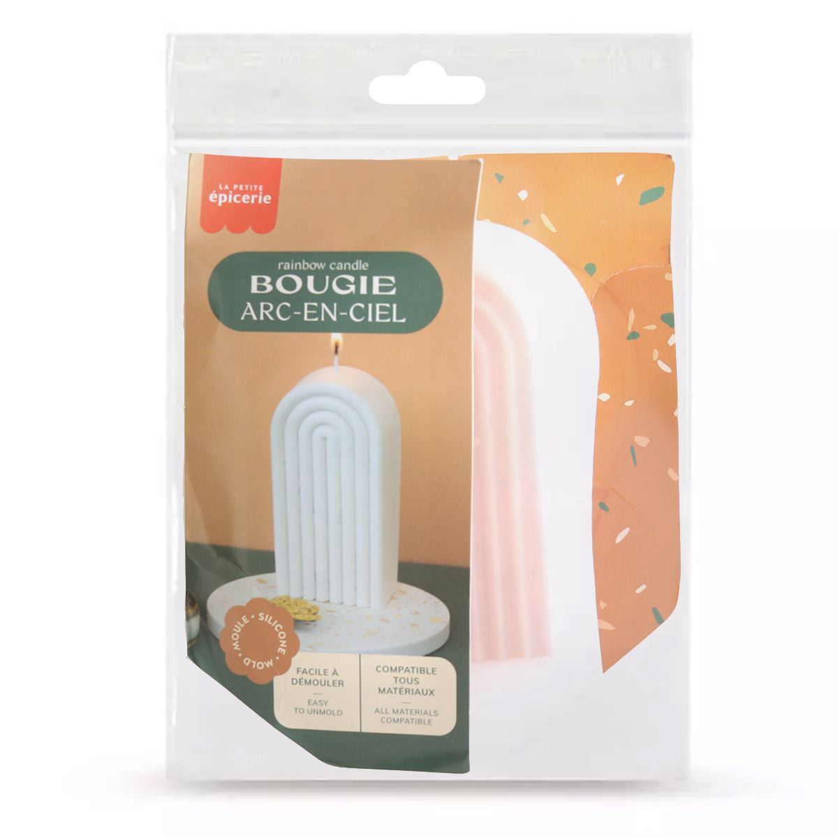 Achat Moule Silicone - Arc En Ciel 14cm