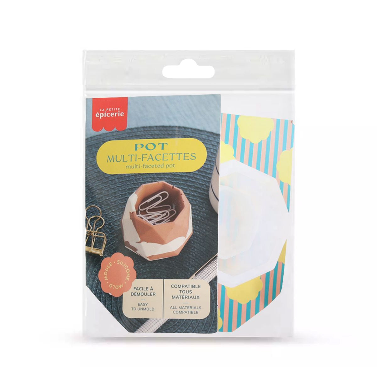 Moule Silicone - Pot Multi-Facettes M