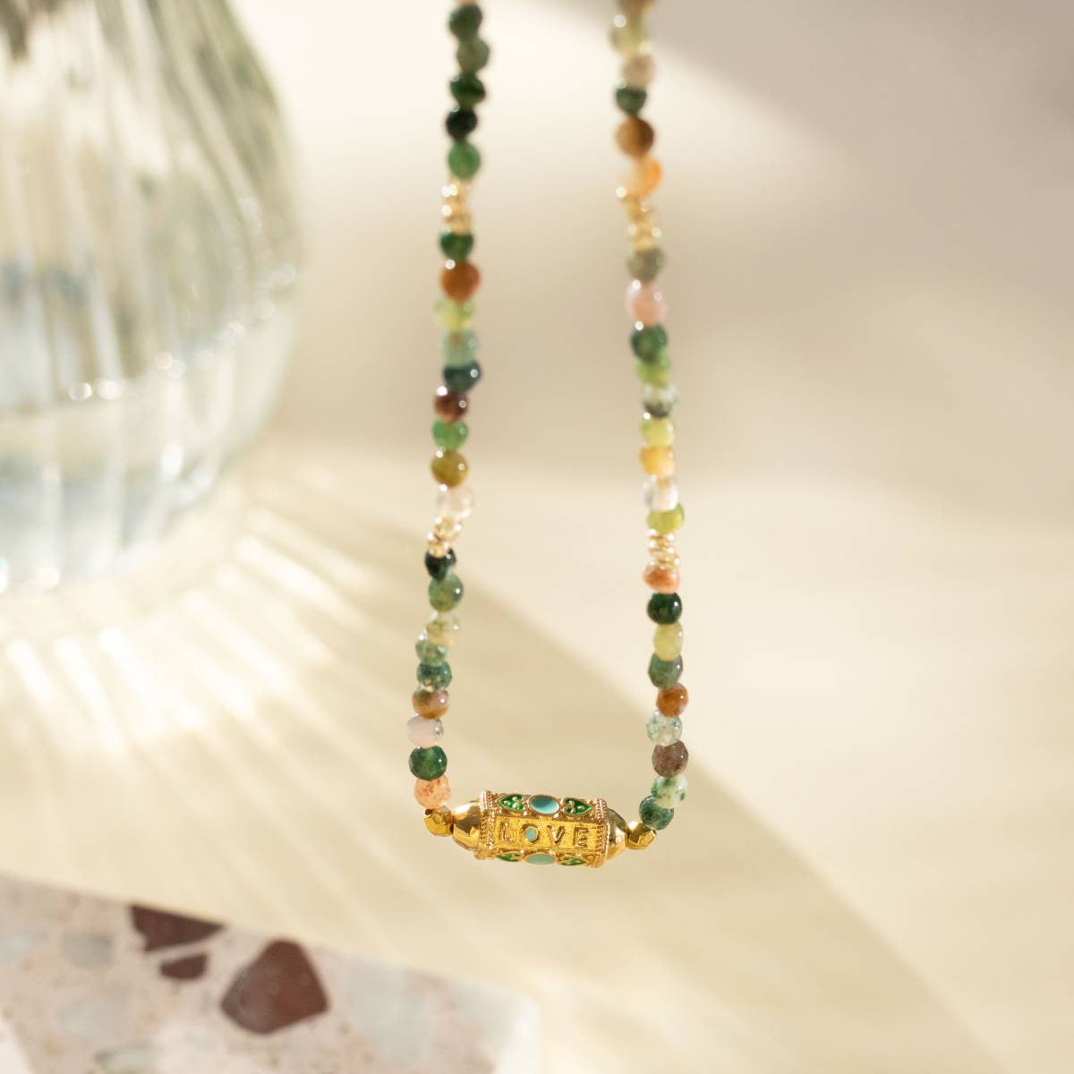 Achat DIY BIJOUTERIE - Mon collier en pierres naturelles d'Agate Indienne