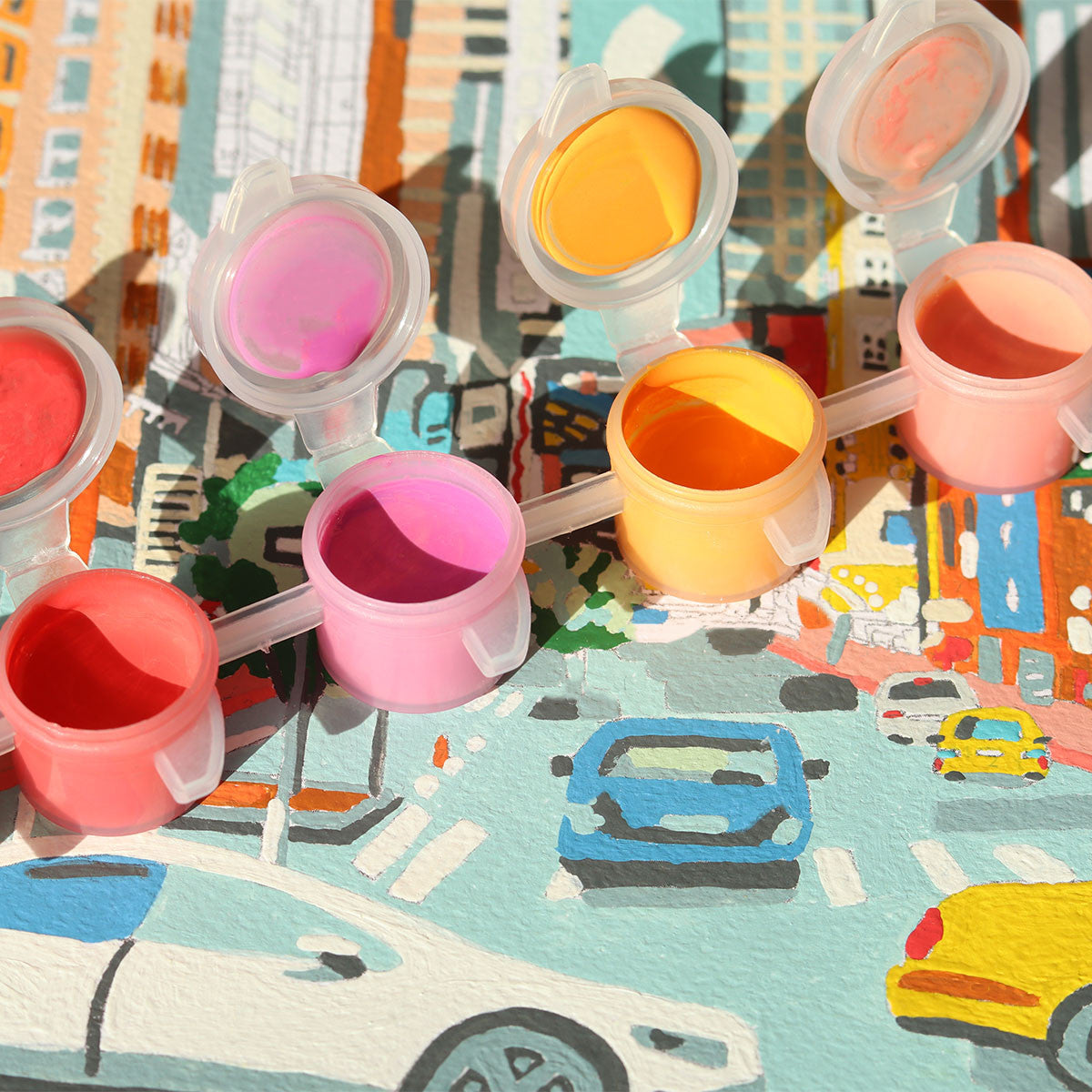 Achat Coffret peinture au numéro - Broadway and West 53RD par Grace Helmer