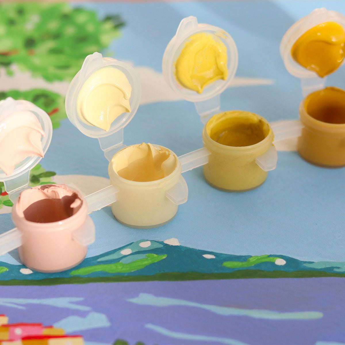 Coffret peinture au numéro - Fenêtre ouverte sur Naples par Limistic