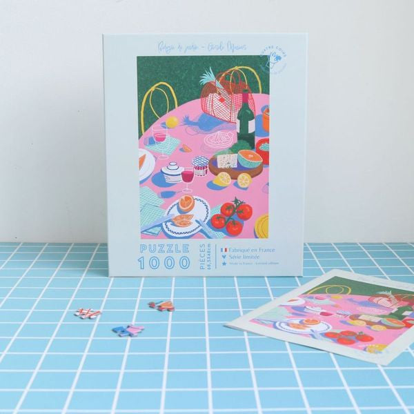 Puzzle Bodegon de jardin par Gisèle Murias - 1000 pièces