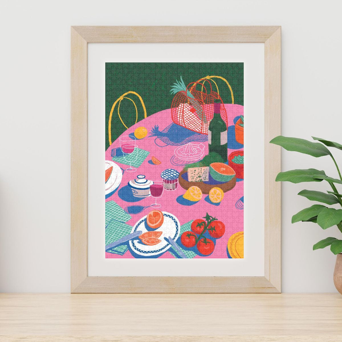 Puzzle Bodegon de jardin par Gisèle Murias - 1000 pièces