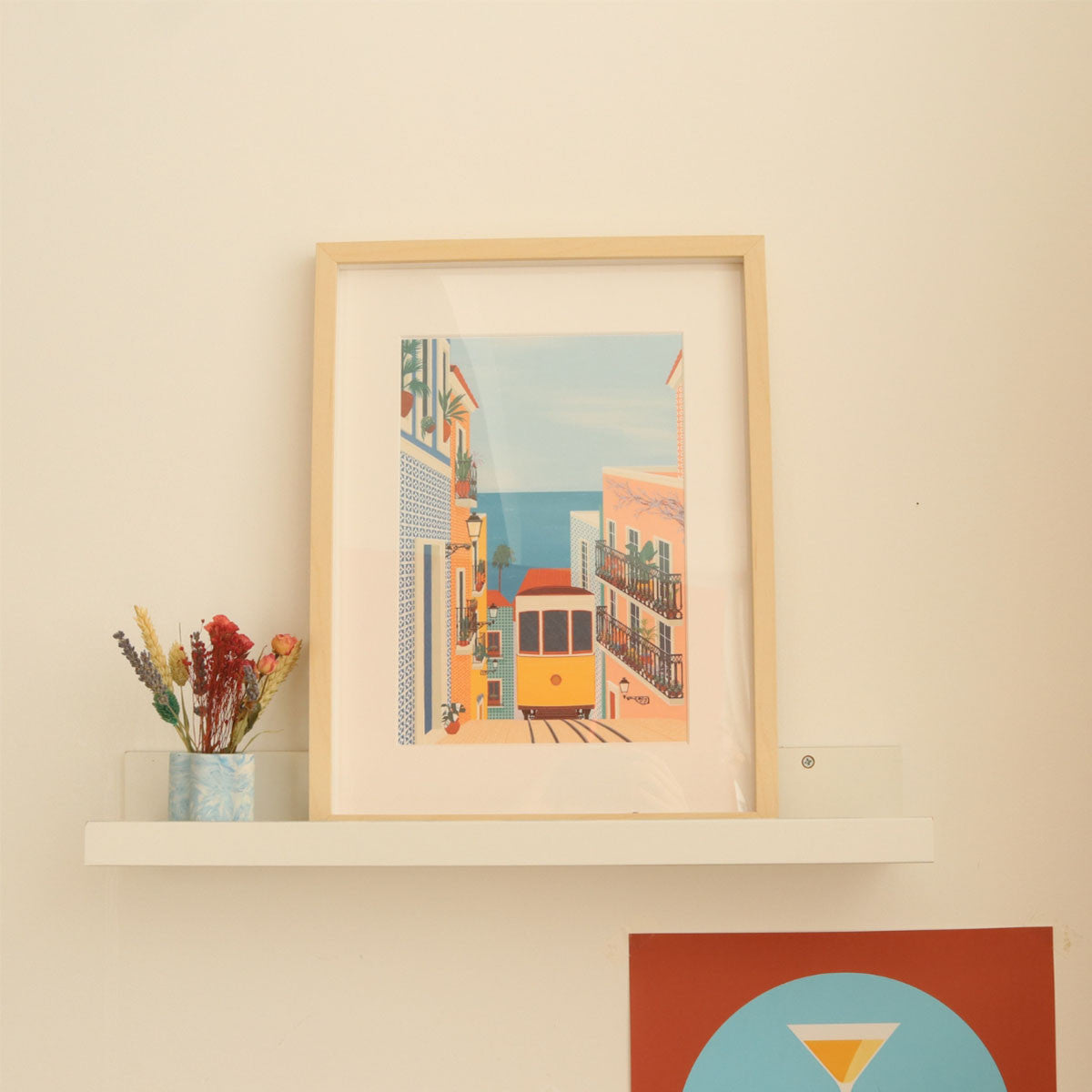 Coffret peinture au numéro - Lisbon Tram par Veronica Lara