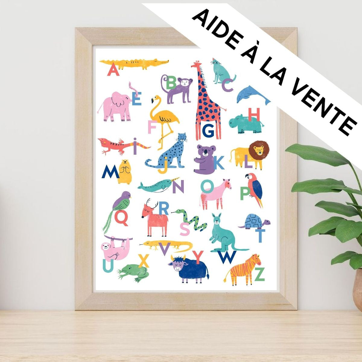 Exemple présentation Petit Pinceau recto/verso - Broadway et Animal Gang avec cadre