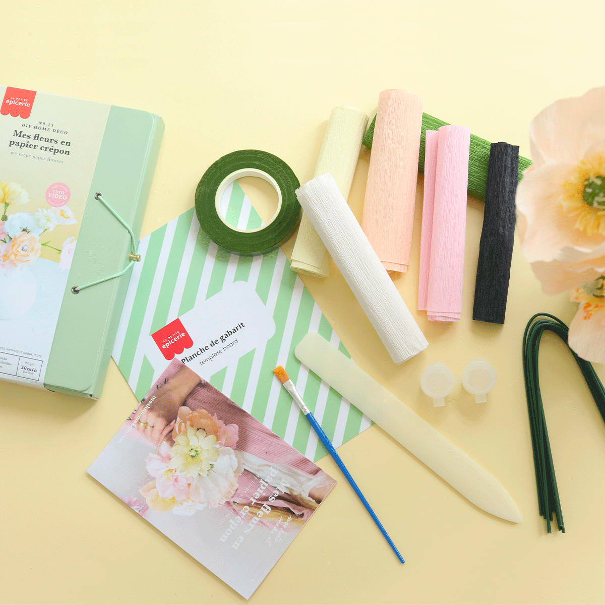 DIY HOME DECO - Mes fleurs en papier crépon