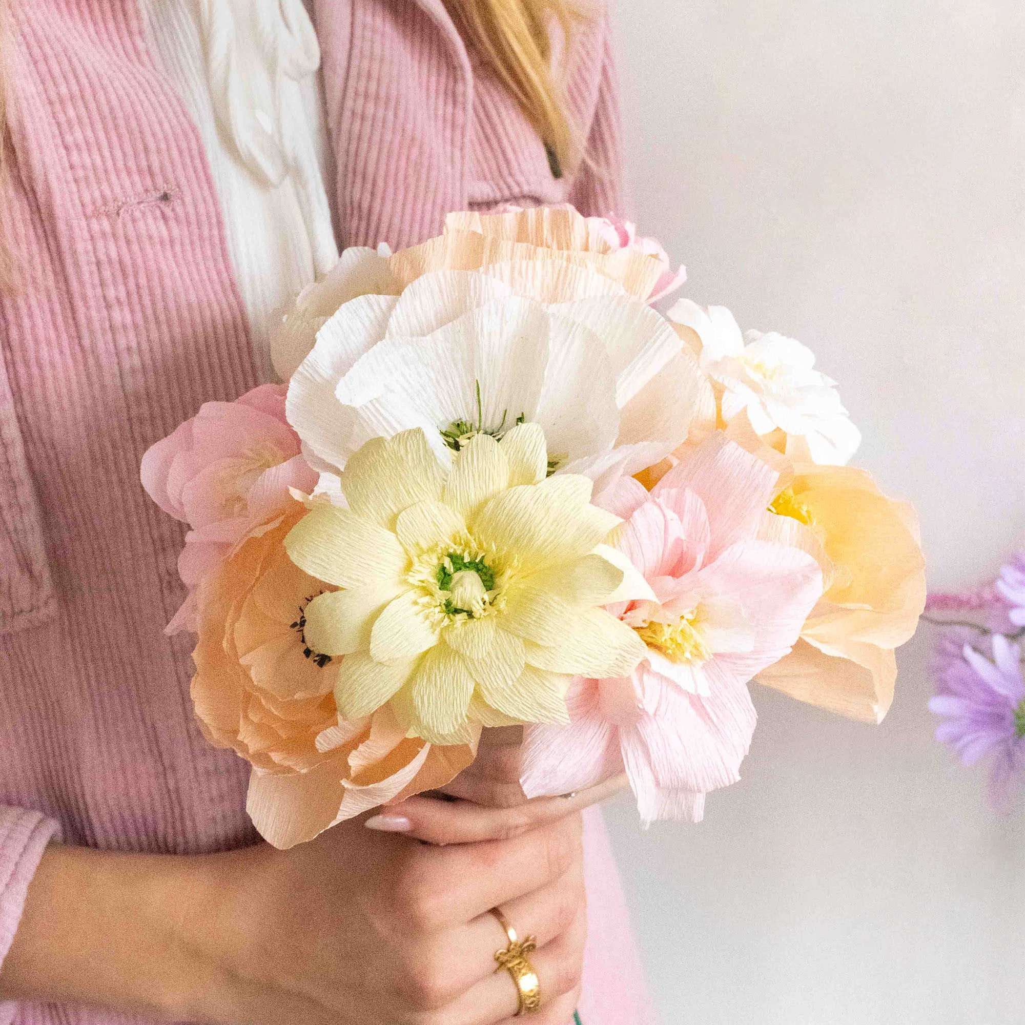 DIY HOME DECO - Mes fleurs en papier crépon