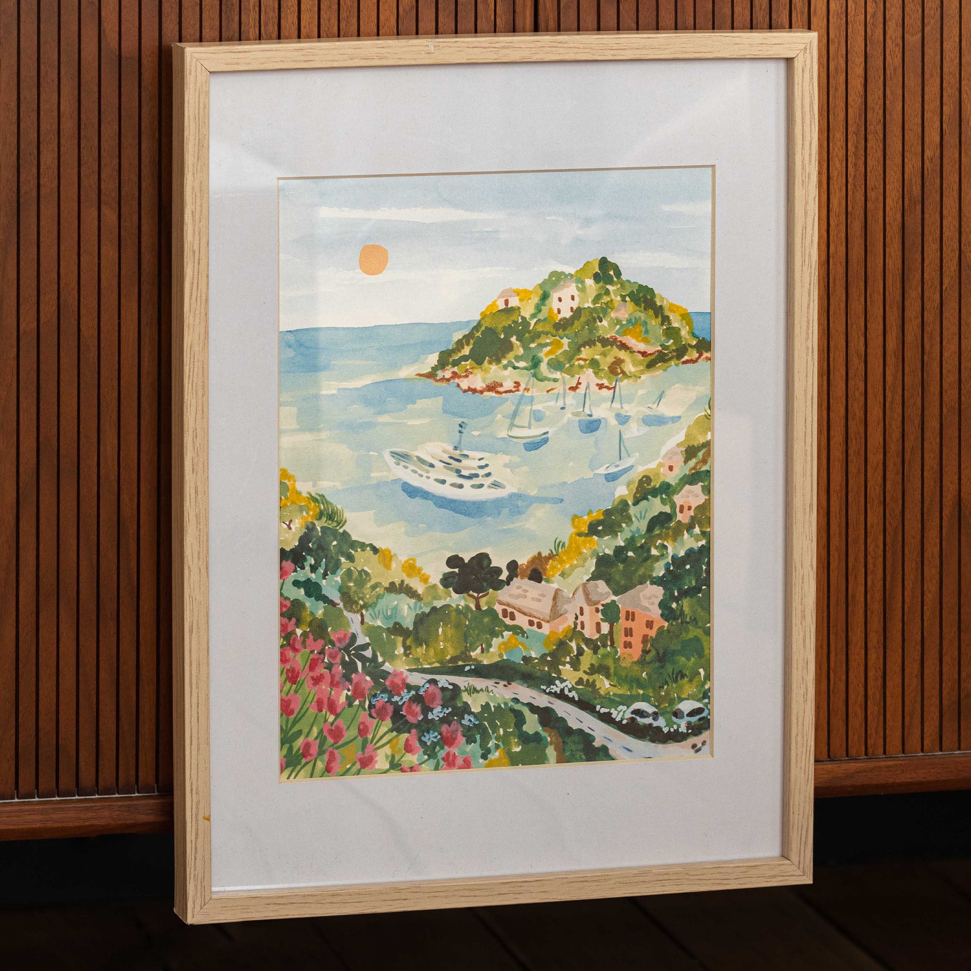 Coffret peinture au numéro - Balade dans les Calanques par Sabina Fenn