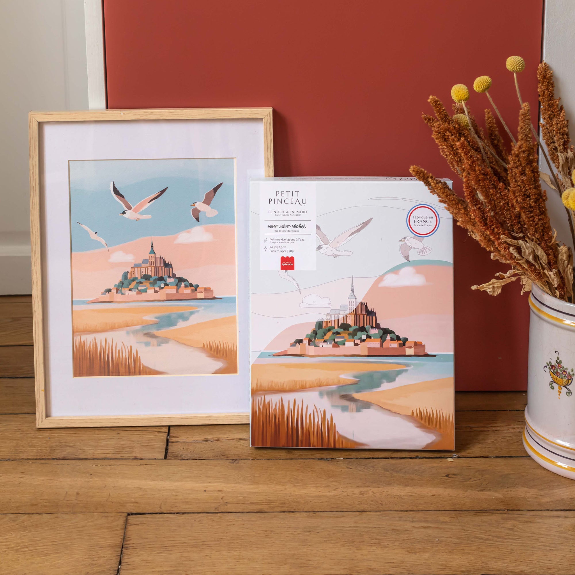 Coffret peinture au numéro - Mont Saint-Michel par La Petite Epicerie