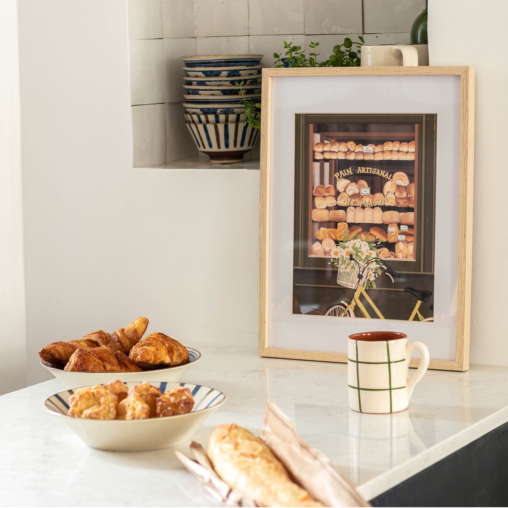 Coffret peinture au numéro - Boulangeries Parisiennes par Ananya Bhandari