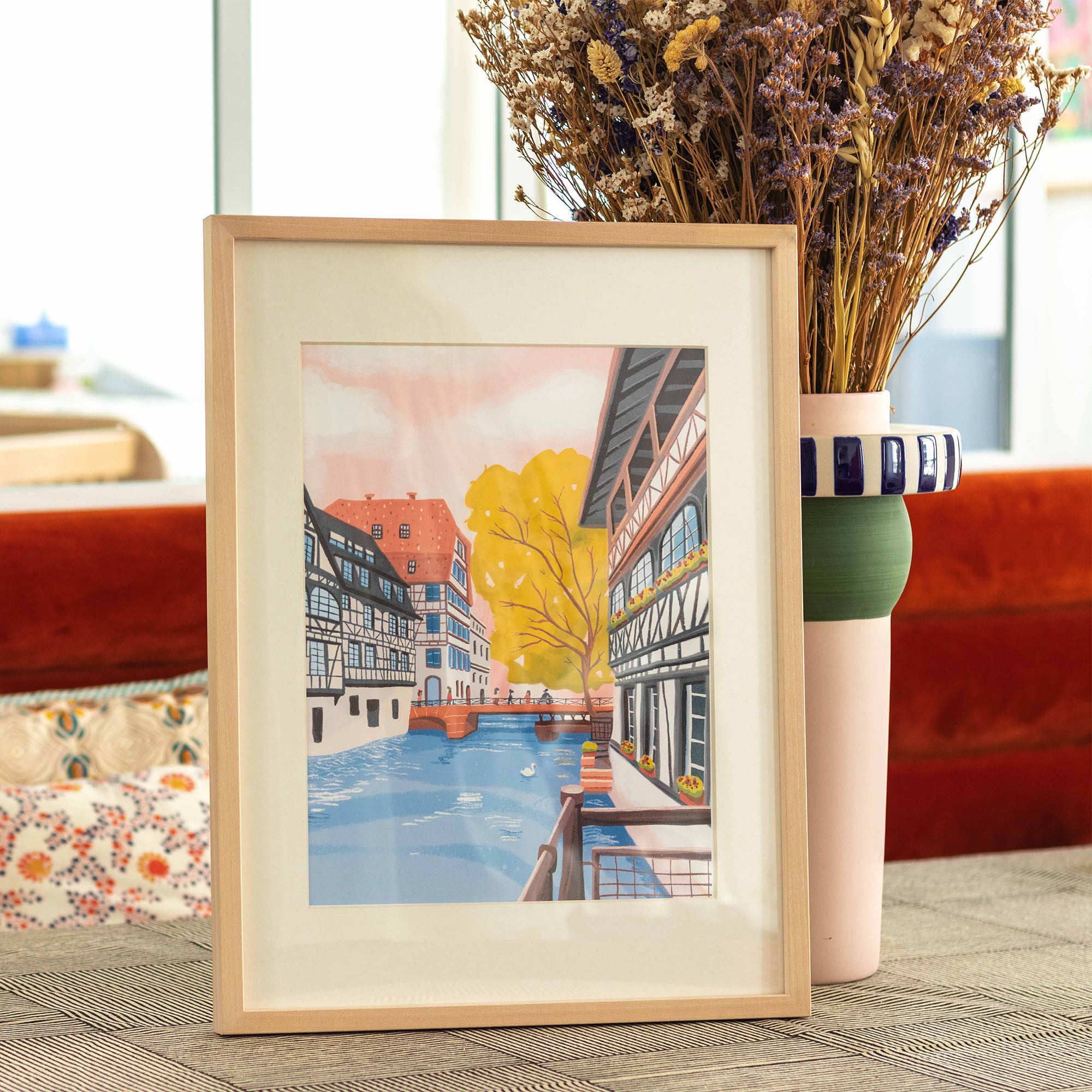 Achat Coffret peinture au numéro - La Petite France par Camille Clerc