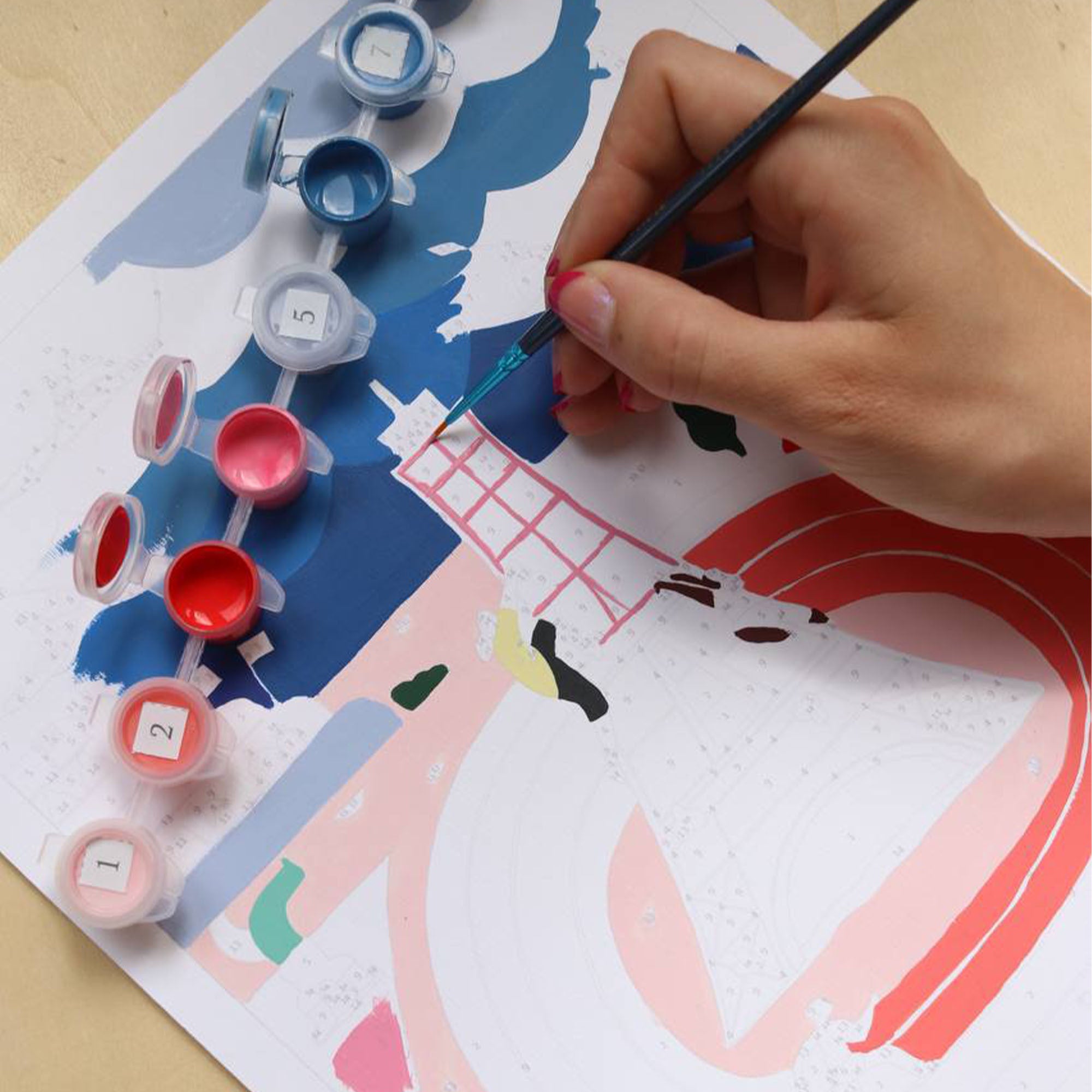 Coffret peinture au numéro - Multi Sports par Anna Fedoseeva