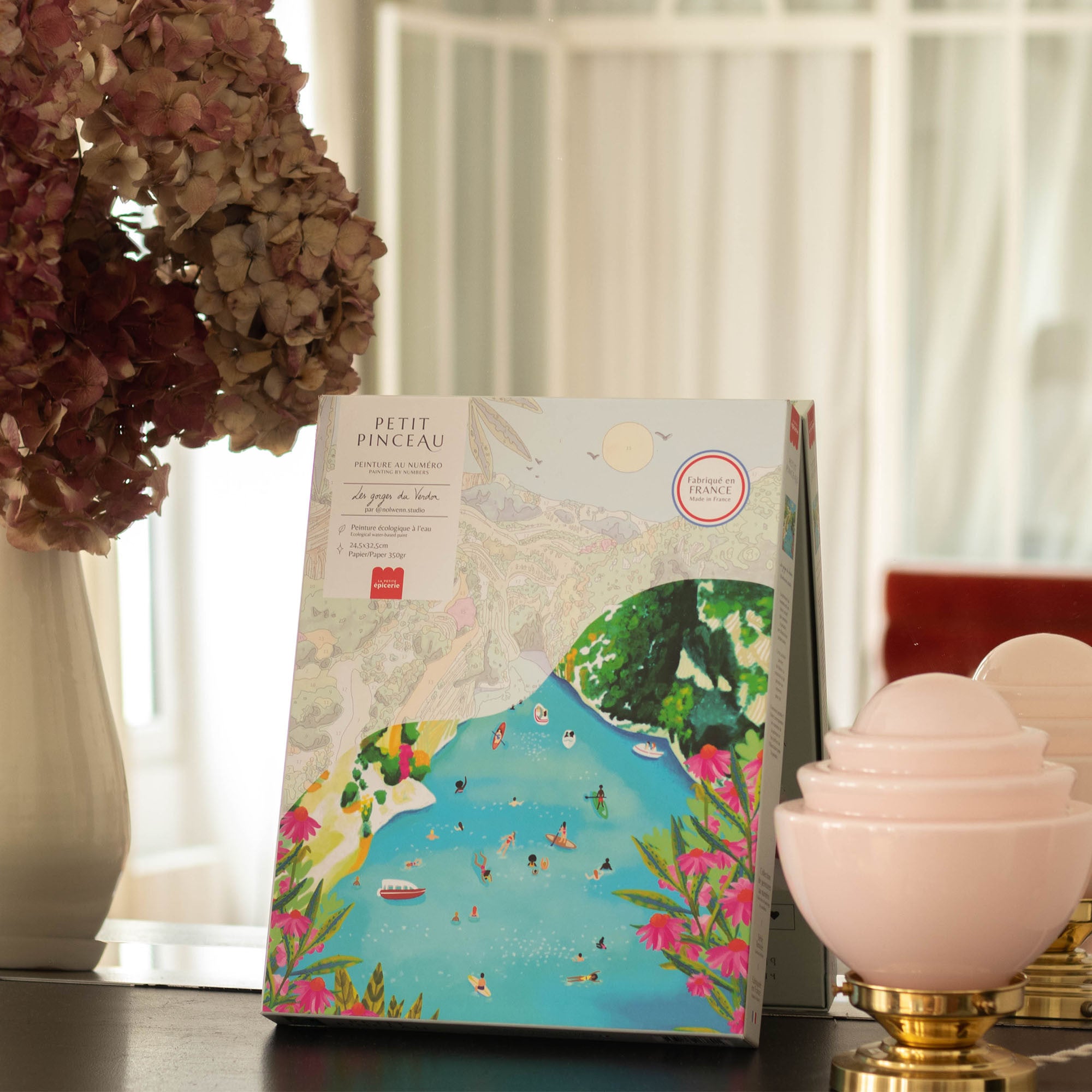 Coffret peinture au numéro - Les Gorges du Verdon par Nolwenn Studio