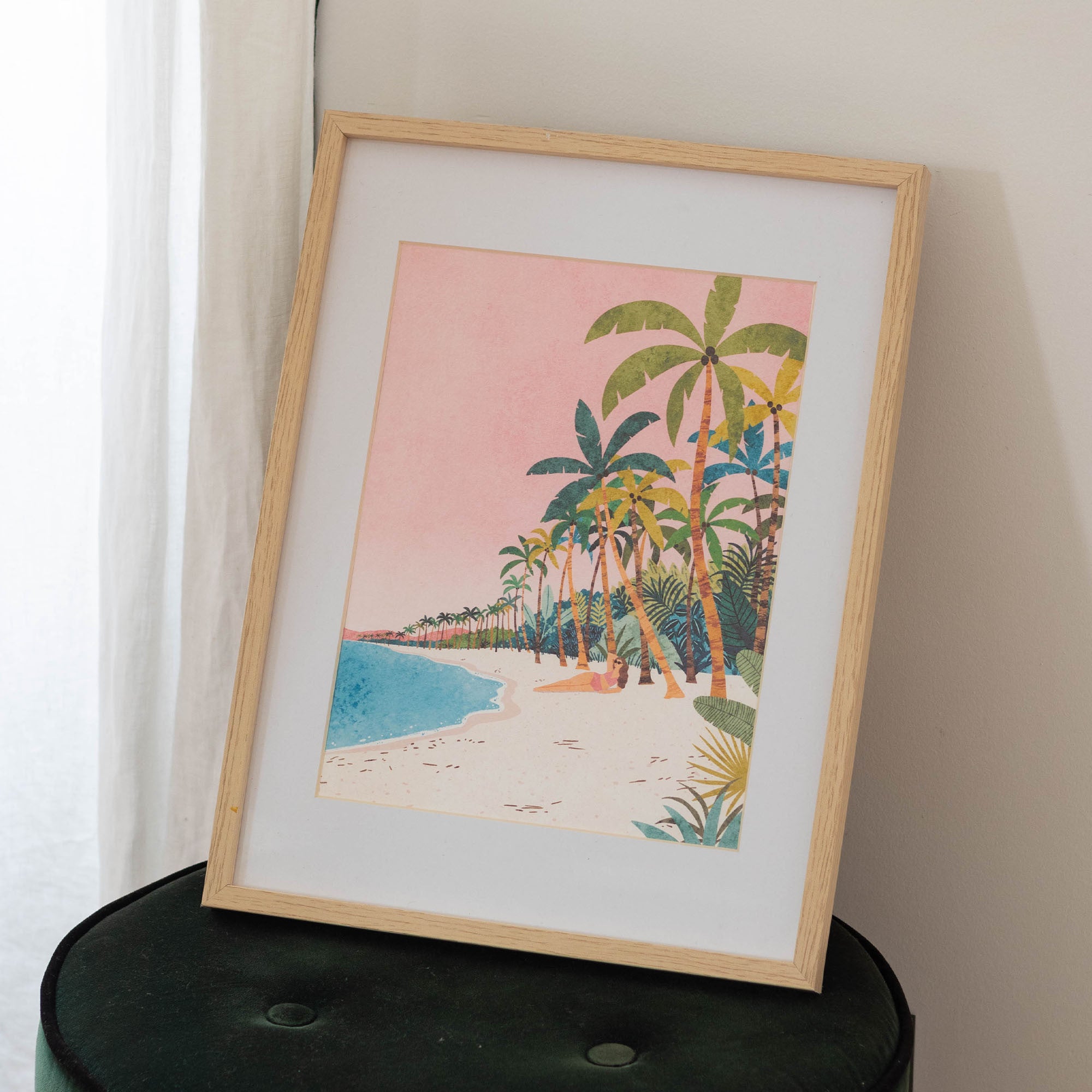 Coffret peinture au numéro - Bora Bora par Tania Garcia