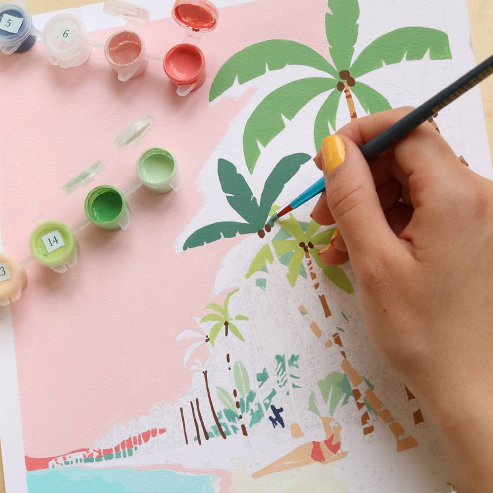 Coffret peinture au numéro - Bora Bora par Tania Garcia