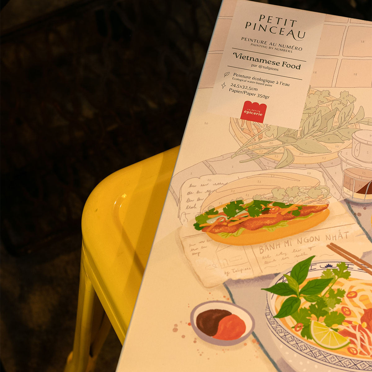 Coffret peinture au numéro - Vietnamese Food par Jayne Wong